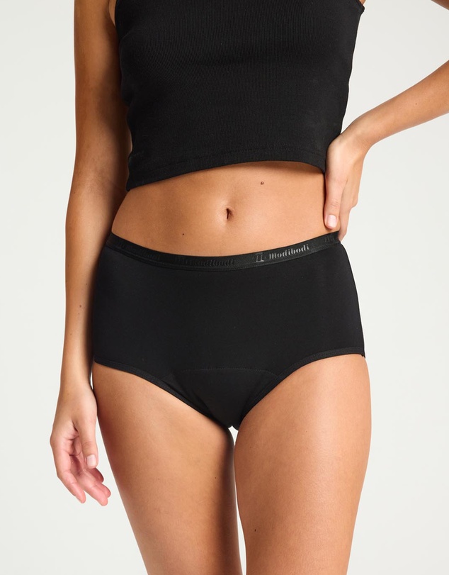 Modibodi - Classic Period Full Brief Super Absorbency Black