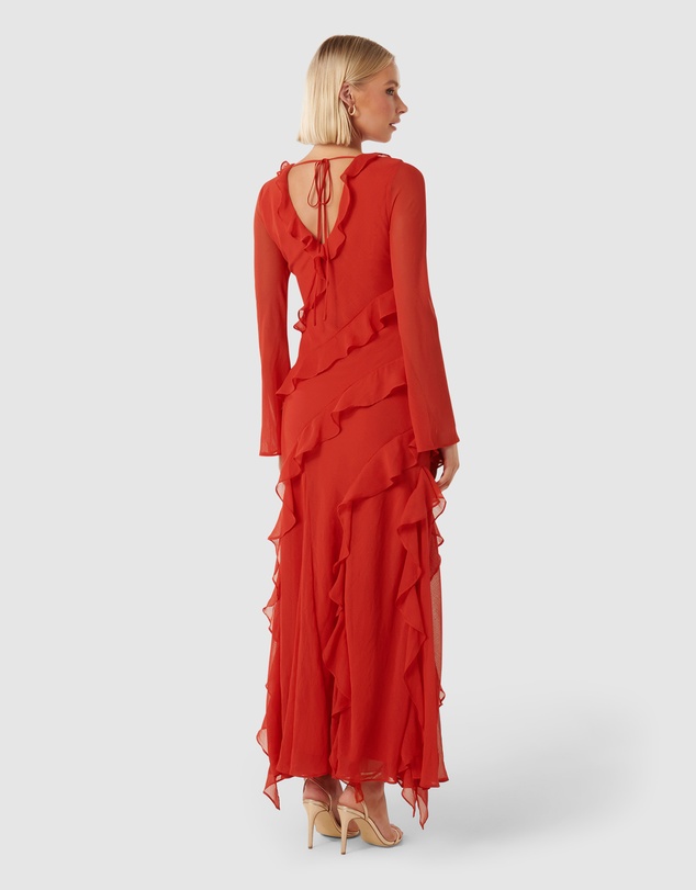 Forever New - Bonnie Ruffle Long Sleeve Dress