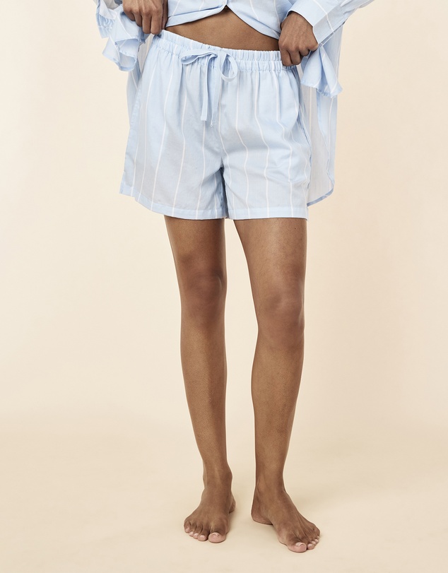 Papinelle - Stripe Shirting Long Sleeve Boxer PJ