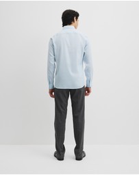 Country Road - Slim Fit Pinstripe Travel Shirt