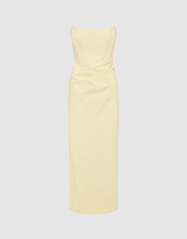 Shona Joy - Lani Strapless Corset Maxi Dress