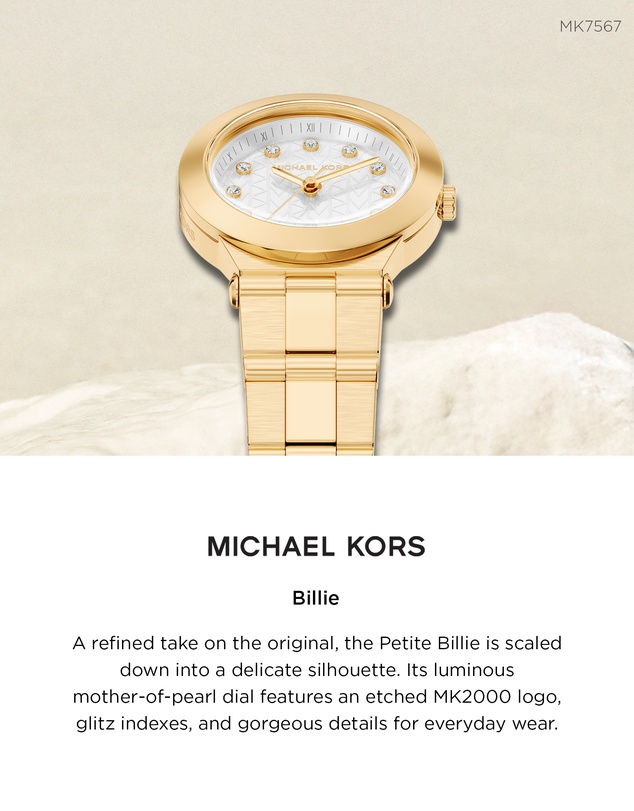 Michael Kors - Billie Gold Tone Analogue Watch