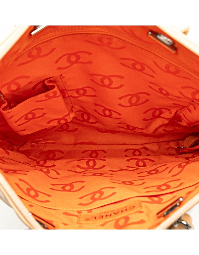 Pre-Loved by Azura Reborn - Pre-Loved Quilted Lambskin Cambon Ligne Flat Tote