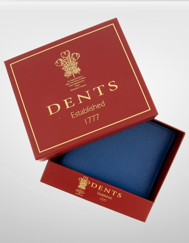 DENTS - Beauley Pebble Grain Leather Slim Bifold Wallet with RFID Blocking
