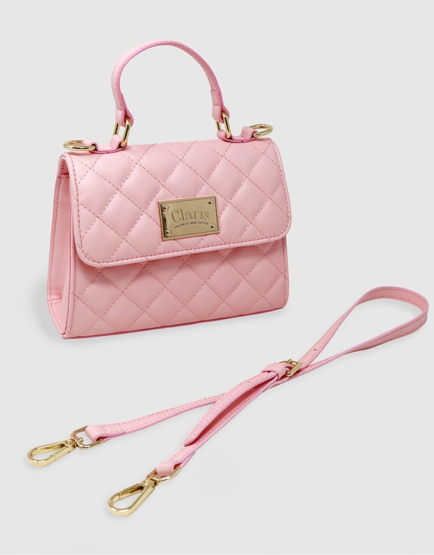 Claris The Chicest Mouse In Paris By Pink Poppy - Claris Quilted Handbag