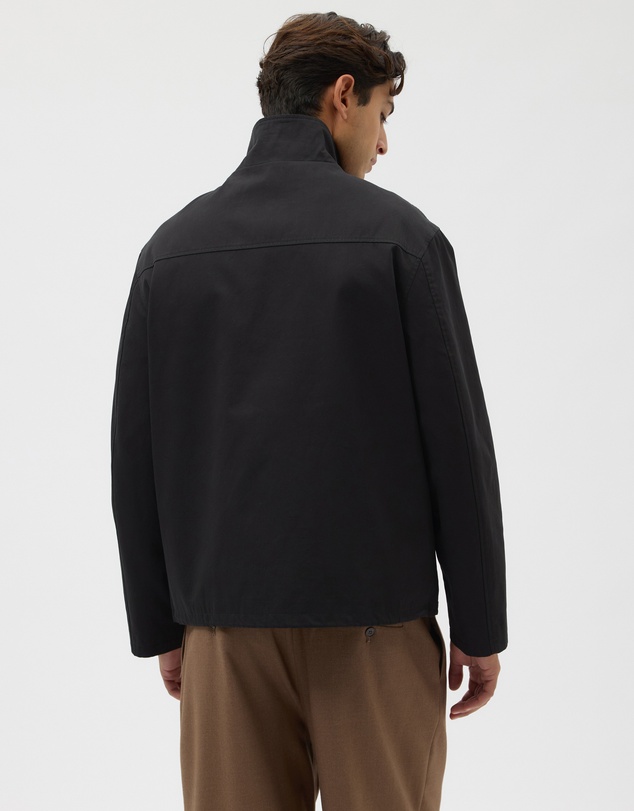 AERE - Cotton Funnel Neck Jacket