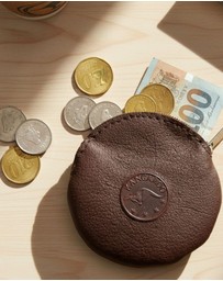 Jacaru - Jacaru 5535 Coin Purse Round, Kangaroo Leather