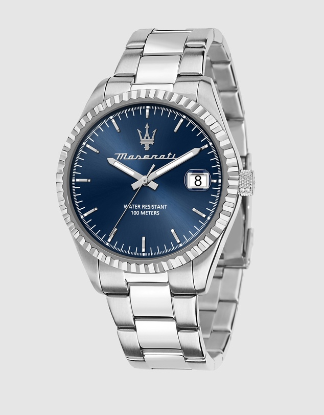 Maserati - Competizione 43mm Silver Stainless Steel Watch