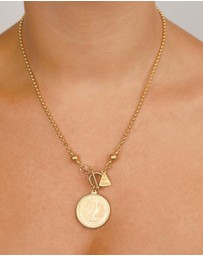 Von Treskow - Ball chain necklace with shilling