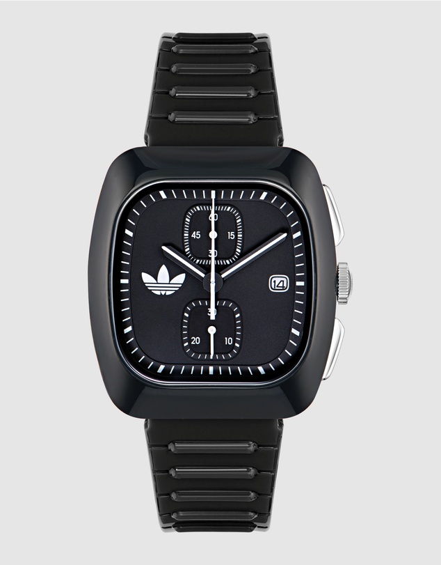 adidas Originals - Retro Wave Two Chrono 39mm Black Dial Bio-Resin Strap