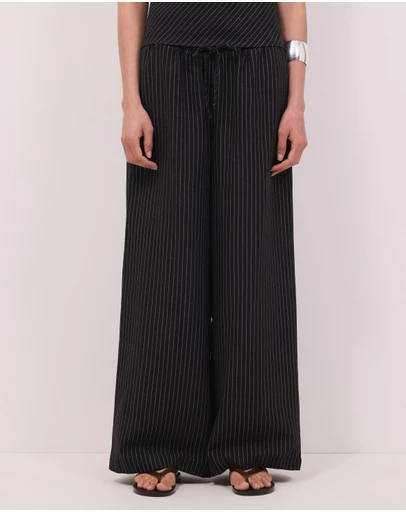 Calli - Andy Pinstripe Wide Leg Pants