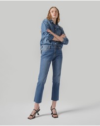 DRICOPER DENIM - Perla Cropped Mid Rise Jeans