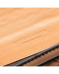 Pre-Loved by Azura Reborn - Pre-Loved Nappa Intrecciato Mirror Lens Double Sided Flap Shoulder Bag