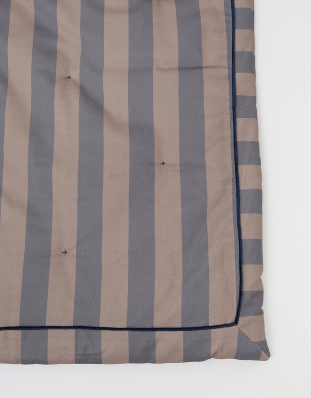 Phile - Striped Play Mat - Eggplant