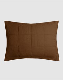Bambury - Linen Quilted Pillow Sham