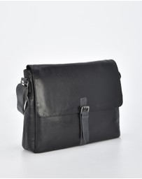 Cobb & Co - Windsor RFID Leather Business Satchel