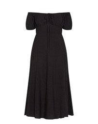 City Chic - Plus size Abbigail Split Maxi Dress - black