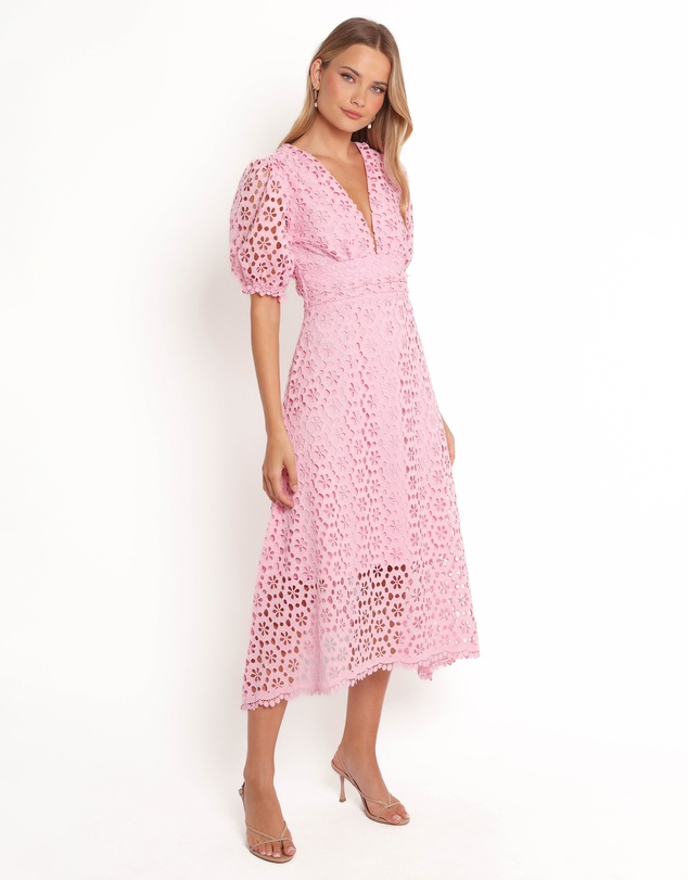 Petal & Pup - Arlington Midi Dress - Pink