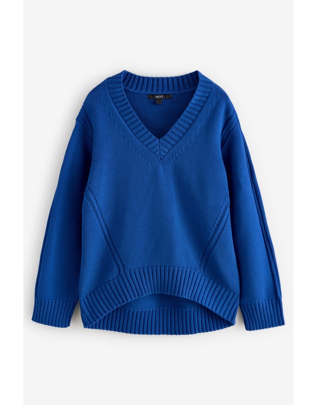 NEXT - 100% Cotton V-Neck Jumper