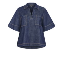 City Chic - Tia Denim Shirt