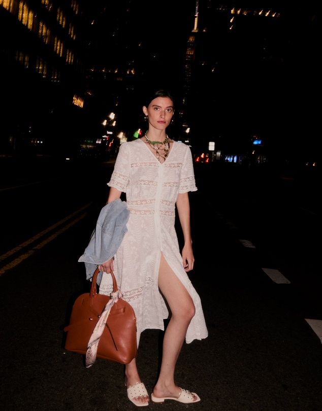Belle & Bloom - Summer Breeze Lace Midi Dress