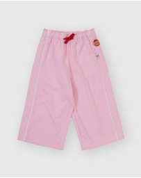 Goldie + Ace - Wide Leg Piped Sweatpants - Babies-Kids