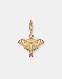 THOMAS SABO - THOMAS SABO Moth Colourful Gold Charm