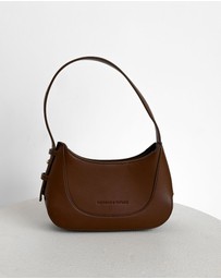 Morgan & Taylor - Aurora Shoulder Handbag in Chocolate Brown