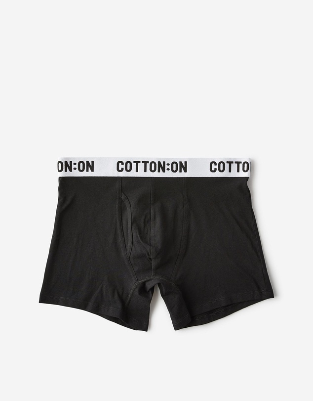Cotton On - 3 Pack Mens Organic Cotton Trunks