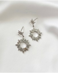 Wanderlust + Co - Sunseeker Silver Earrings