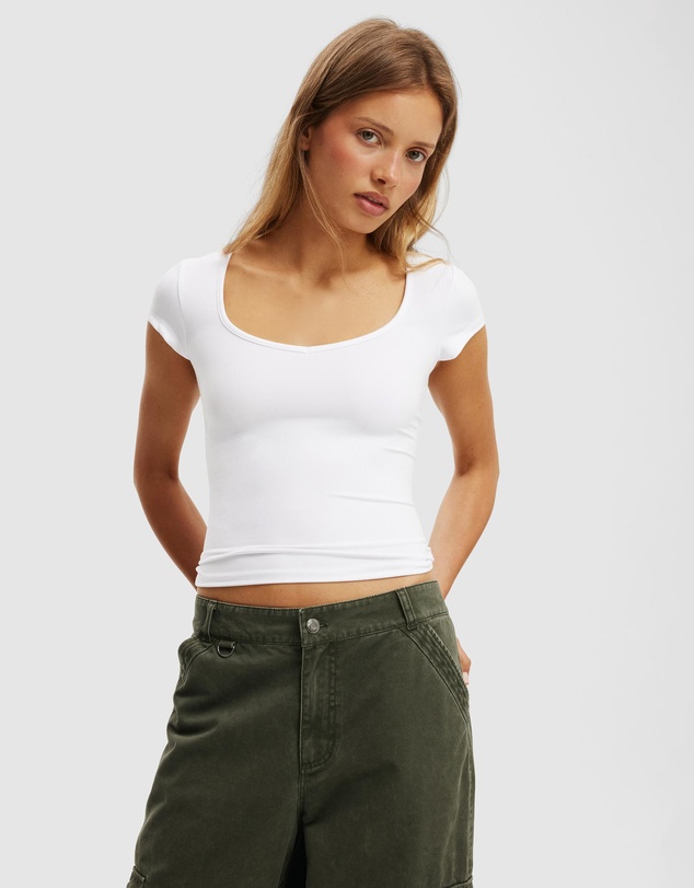 Cotton On - Hold Me Short Sleeve Top