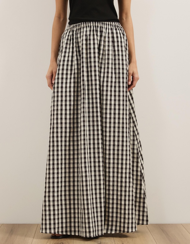 Atmos&Here - Stella Gingham Maxi Skirt
