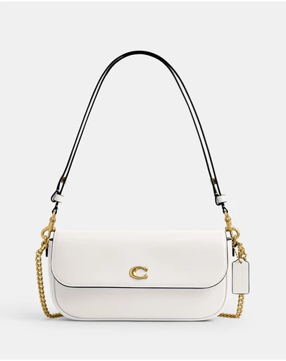 Coach - Refined Calf Leather Essential Chain Pouch Bag