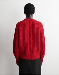 COS - Cable-Knit Wool-Cashmere Jumper