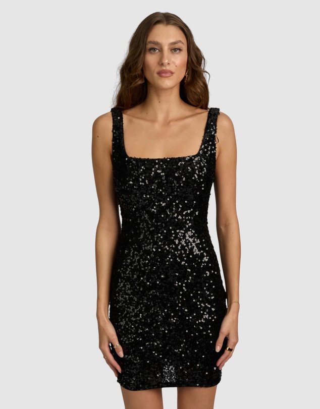 Romance by Honey and Beau - Presley Sequin Mini Dress