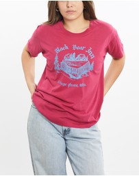 Vintage by The Real Deal - Pre Loved - Vintage 80s Black Bear Inn Tee