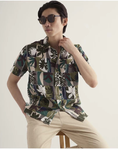 Seasalt - Men's Blue Heron Short Sleeve Shirt
