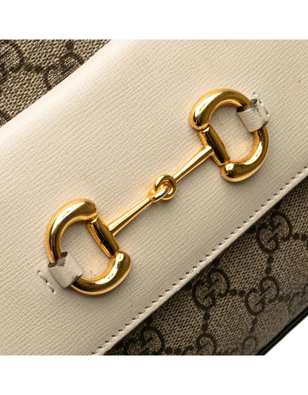 Gucci - Pre-Loved Small GG Supreme Horsebit 1955 Crossbody