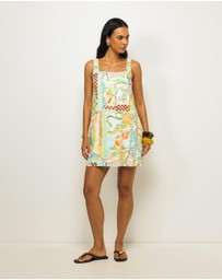 AERE - Lana Linen Mini Dress