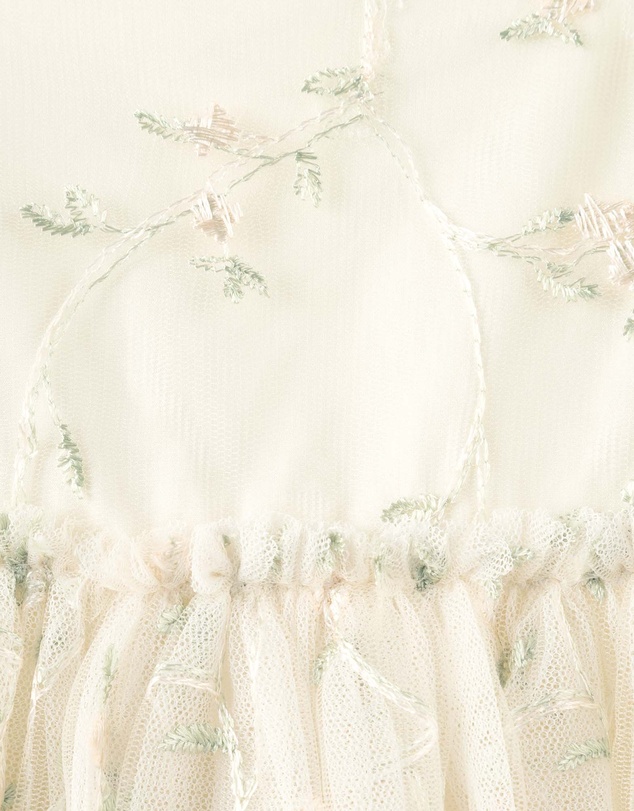 Designer Kidz - Ava Embroidered Floral Dress