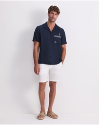 Sportscraft - Club Short Sleeve Linen Shirt