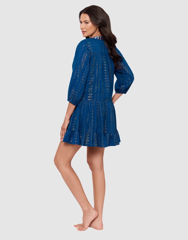 Miraclesuit Swimwear  - Beach Etc Mini Length Jacquard Cotton Beach Dress