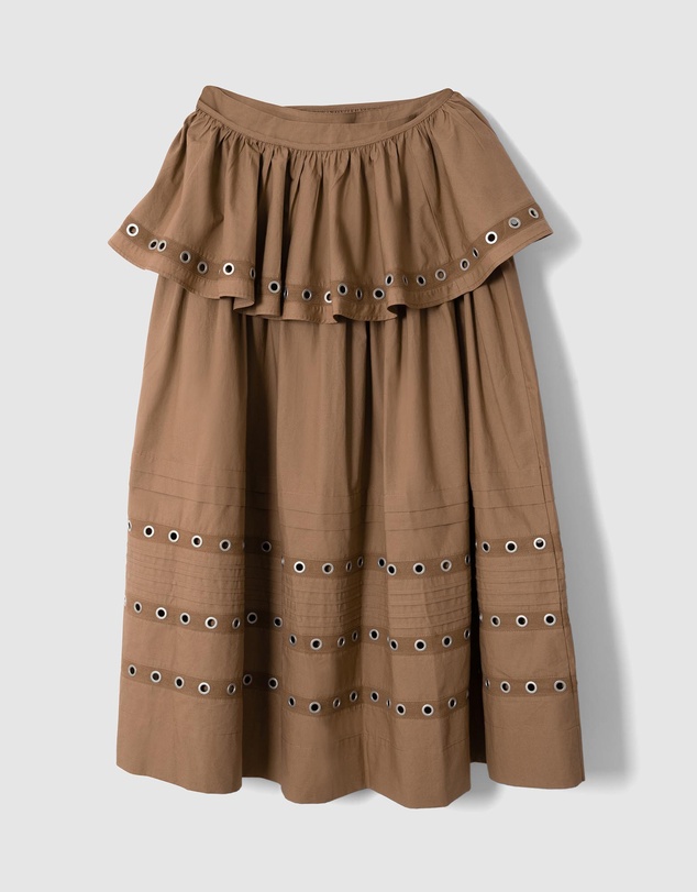 Damson Madder - Anika Eyelet Skirt