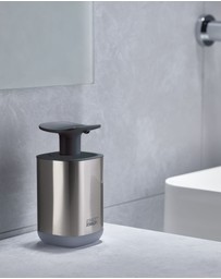 Joseph Joseph - Presto™ Steel Hygienic Soap Dispenser (Grey)