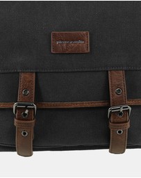 Pierre Cardin - Pierre Cardin Canvas Buckle Satchel