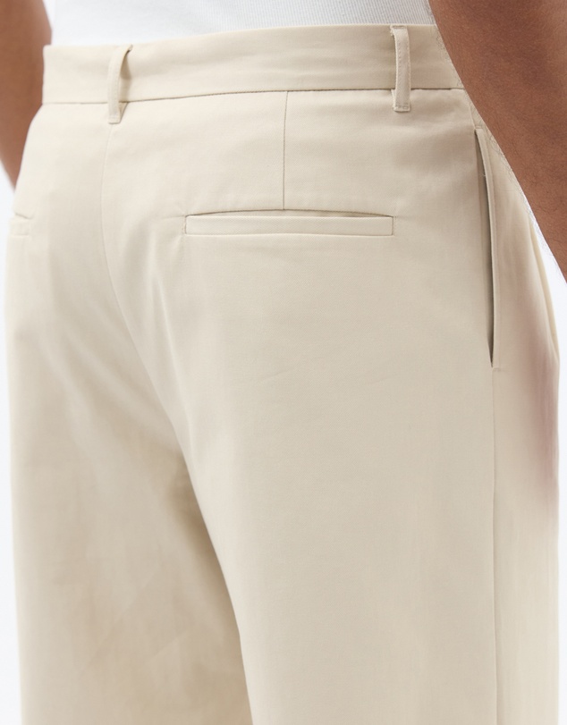AERE - Relax Leg Pleated Chinos