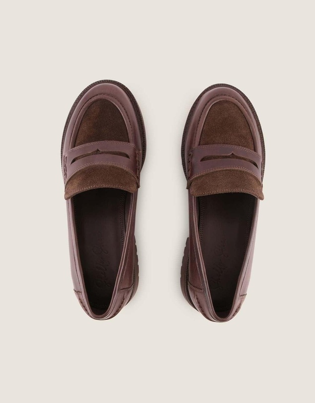 Shelly Shen - Ellison Loafers Brown Leather/Suede