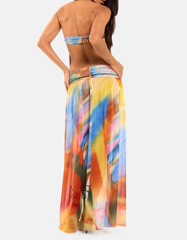 Jaded London - Jewel Band Double Split Maxi Dress