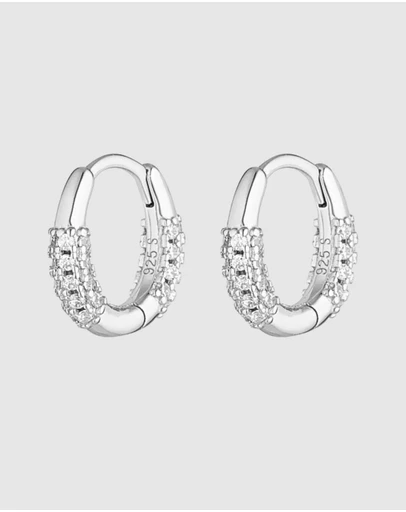HOUSE OF SLANI - Mon Crystal Hoops