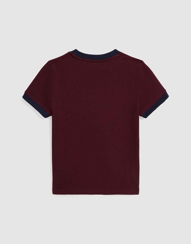 Polo Ralph Lauren - Polo Bear Cotton Ringer Tee - Kids